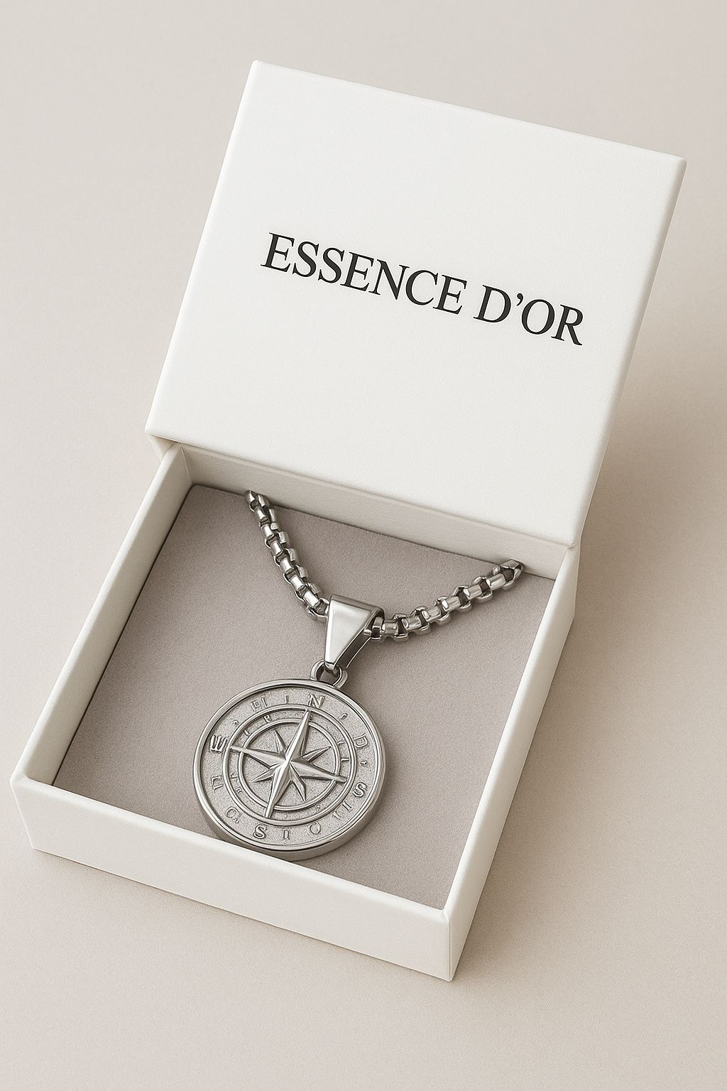 Compass Charm Necklace